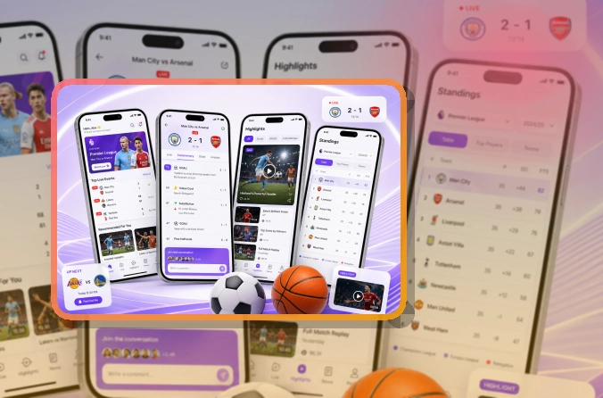 路径式引导 · 赛事信息App · 临场看赛少走弯路界面展示
